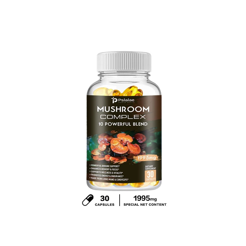 Mushroom Complex Capsules Support Immune System