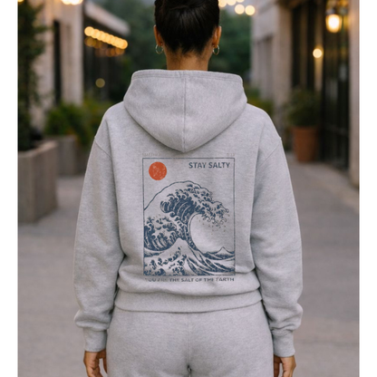 Stay Salty Sweatshirt Hoodie Set