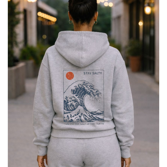 Stay Salty Sweatshirt Hoodie Set