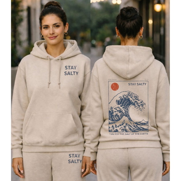 Stay Salty Sweatshirt Hoodie Set
